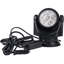 LED searchlight 12V 30W rubber suction foot