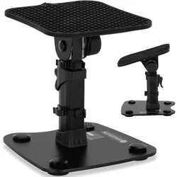 Stand base for monitor, laptop, speaker, adjustable in height and inclination