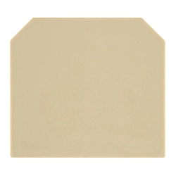 Endplate and partition plate for terminal block Weidmüller 0340560000 Beige V2