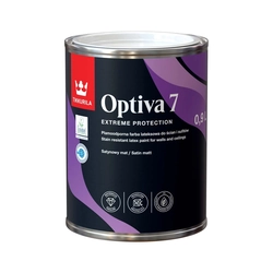 Tikkurila Optiva Latex Paint 7 satin matt Base A 9L