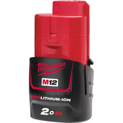 Battery Li-ion 12V 2.0 Ah Milwaukee M12 B2