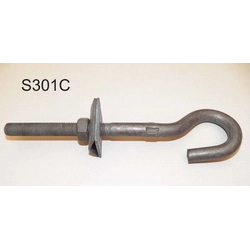 hook bolt M16 L160 hot-dip galvanized