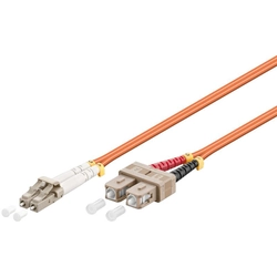 Fiber optic patch cord LWL LC-SC OM2 DUPLEX 10m