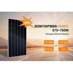 700 WP bifacial module solar panel