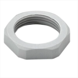 Locknut for cable screw gland Weidmüller 1698220000 PG Plastic Untreated Light grey