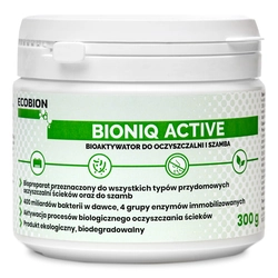 Active 300 g BioniQ ECOBION bioactivator for sewage treatment plants and septic tanks