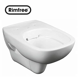 Wall-hung toilet bowl Circle Style Rimfree (rimless) with reflex coating