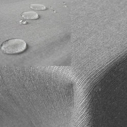 Leinenlook Jemidi oválný ubrus, 160 x 260 cm, šedý, polyester, 55262.79.24