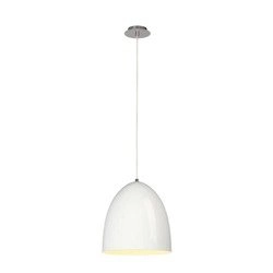 Hanging lamp PARA CONE 30, E27, white SLV 133011
