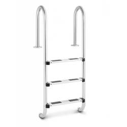 Pool ladder - 3 steps - stainless steel - 1320 mm UNIPRODO 10250266 UNI_POOL_LADDER_1320