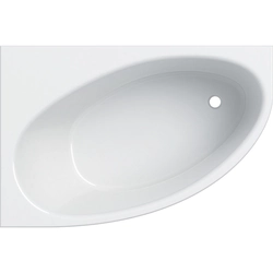 Selnova asymmetric bathtub 150x100 cm, drain on the right