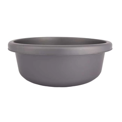 Round plastic bowl Bentom Classic 9 l / 36 cm silver