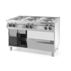 Kitchen Line 6-plate electric cooker on the open base HENDI 226230 226230