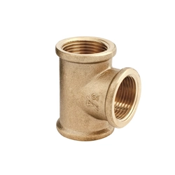 FEMALE TEE 3/8 BRASS TRIPLE BRASS