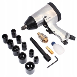 PNEUMATIC IMPACT WRENCH + SOCKETS 1/2''