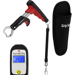 Fishing scales for fish with a gripper for 25 kg LCD