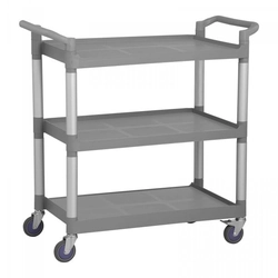 Waiter's trolley - 3 shelves - 180 kg ROYAL CATERING 10011012 RCSW 3P