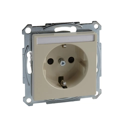 Socket outlet Schneider Electric MTN2302-0344 Beige Push-in clamp Plastic IP20