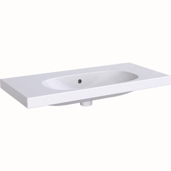 Geberit washbasin, Acanto, 90x42.2 cm, without tap hole