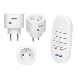 Set of 3x Wireless Sockets for the ORNO OR-GB-438 Remote Control