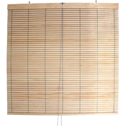 Vingo Wooden blind for terrace - natural Blind width: 120 cm, Blind development: 100 cm