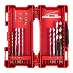 Universal drill bit set for wood, concrete and metal Milwaukee, 8 pcs