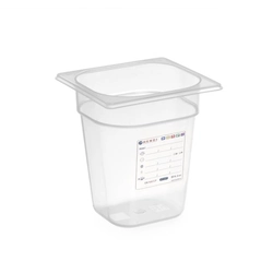GN container 1/6 HACCP made of polypropylene 200mm