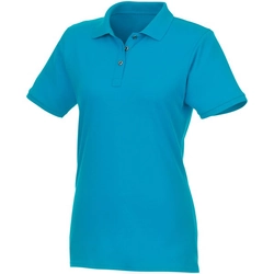 Women's organic recycled polo shirt with short sleeves Beryl - NXT blue / XL