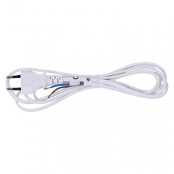 EMOS flexo cord 2x0.75 2m PVC, flat, white