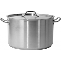 Stainless steel pot, dia. 40cm 31.4L + lid
