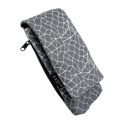 FIXED Universal Club case with Velcro closure, size 3XL,, Gray Mesh motif FIXCL-GME-3XL