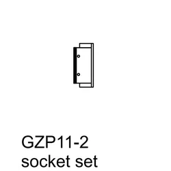 Male plug for Lumel mold GP11 2, for connecting ZP11-2XX, ZP11-4XX, ZP11-6XX