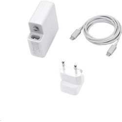 COTEetCI USB-C Power adapter for MacBook with C-C cable 2m 61W, white