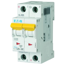 Circuit breaker 10kA DC PL7-C25/2-DC