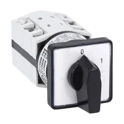 10A 2.2kw 0-1 ON-OFF 3 poly IP40 industrial recessed switch with PACO cam for panels with direct contact protection