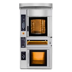 Electric bakery oven | modular | rotary | 5x 400x600 | 4x30 cm | 20 kW | PM-D-K 5+4