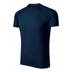 MALFINI Destiny T-shirt for men Size: L, Color: navy blue