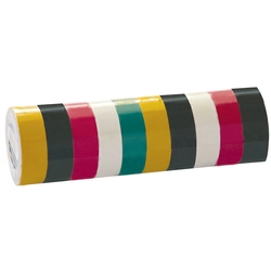 13129 PVC insulating tape 19mm x 0.13mm x 10m, 10 rolls