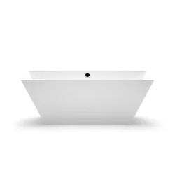 Stone bath Aura Erunna 1 white, 175x81 cm, without overflow