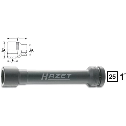 Impact socket 32 mm Hazet 1104S-32 external hexagon 1 pc.