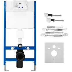 Frame set for concealed toilet bowls