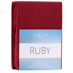 AmeliaHome FITTEDFRO / AH / RUBY / D.RED26 / 100-120x200 + 30