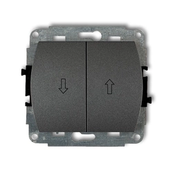 Venetian blind switch/-push button Karlik 11WP-8 IP20
