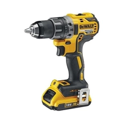 DEWALT Battery System 18V brushless drill driver G2 XR,13mm, 2 runs,0-550/0-2000 rpm,70Nm, 2 Li-Ion batteries 2,0 Ah, charger