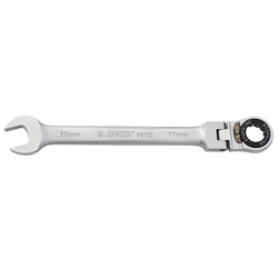 Combination wrench with articulated ratchet 11