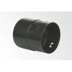 PVC drainage passage DN/OD 100x110 from drainage pipe to sewer pipe, black