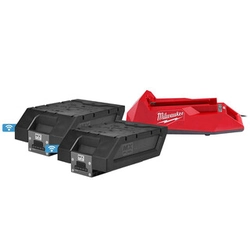 Milwaukee MXFNRG-406 battery and charger set