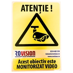 Sticker Sticker 15 x 20 cm, Importer of Rovision Video Surveillance solutions