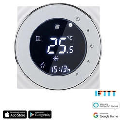 iQtech SmartLife GBLW-W, WiFi thermostat for underfloor heating, white