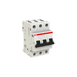 ABB - 2CDS253001R0634, Circuit breaker - 230/400VAC; I.rated: 63A; Poles: 3; 6kA; IP20